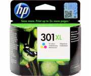 wkład atramentowy hp drukarka 301xl kolor data jul 2025 trójkolorowy
