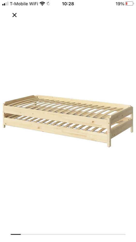 Łóżko UTAKER IKEA sosna sztaplowane