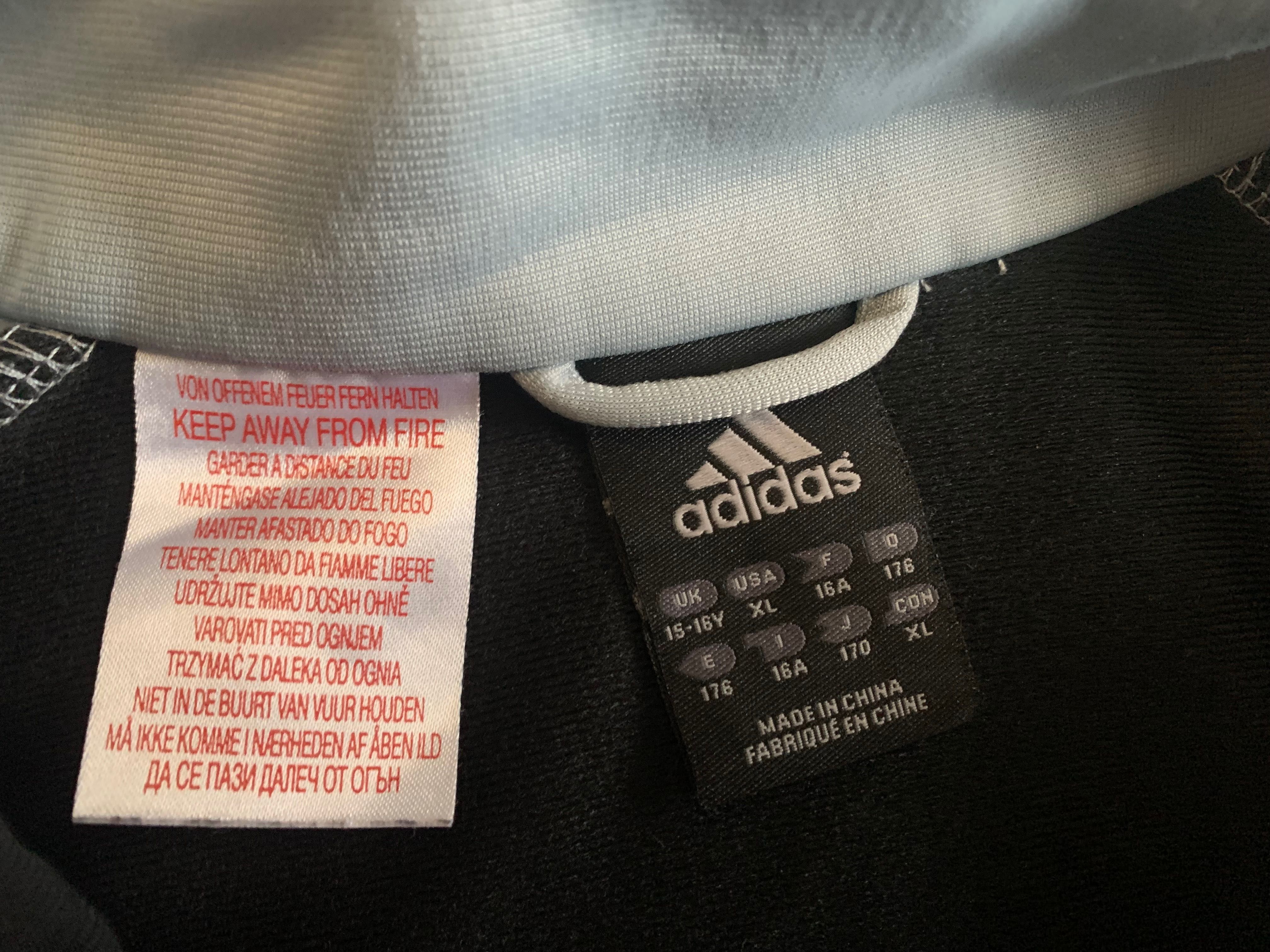 Adidas sportowa bluza na stójce r. 15/16 lat  - 176 cm , extra stan