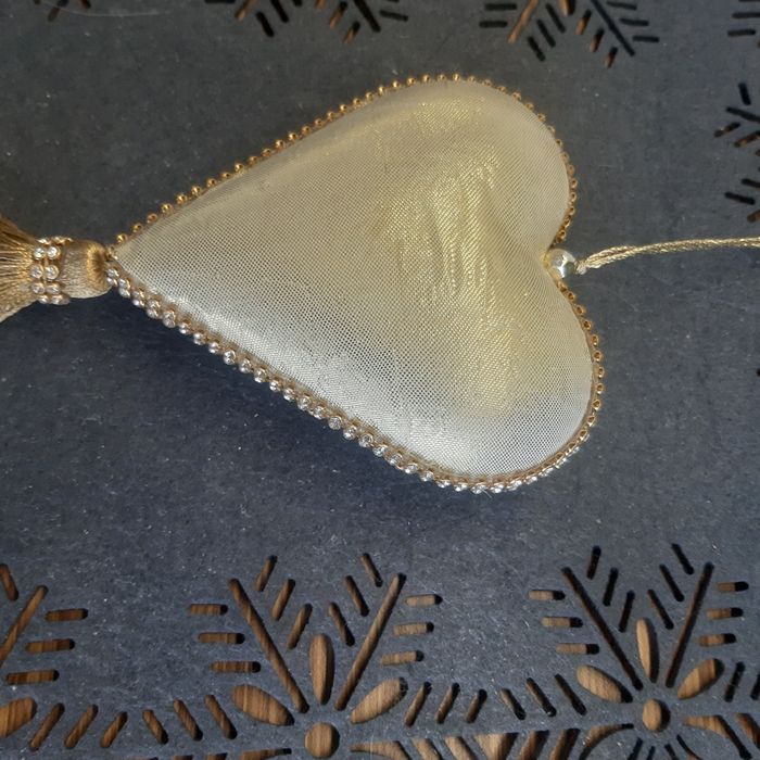 Zawieszki ozdoby bożonarodzeniowy złote choinkę kształt serce gwiazdy