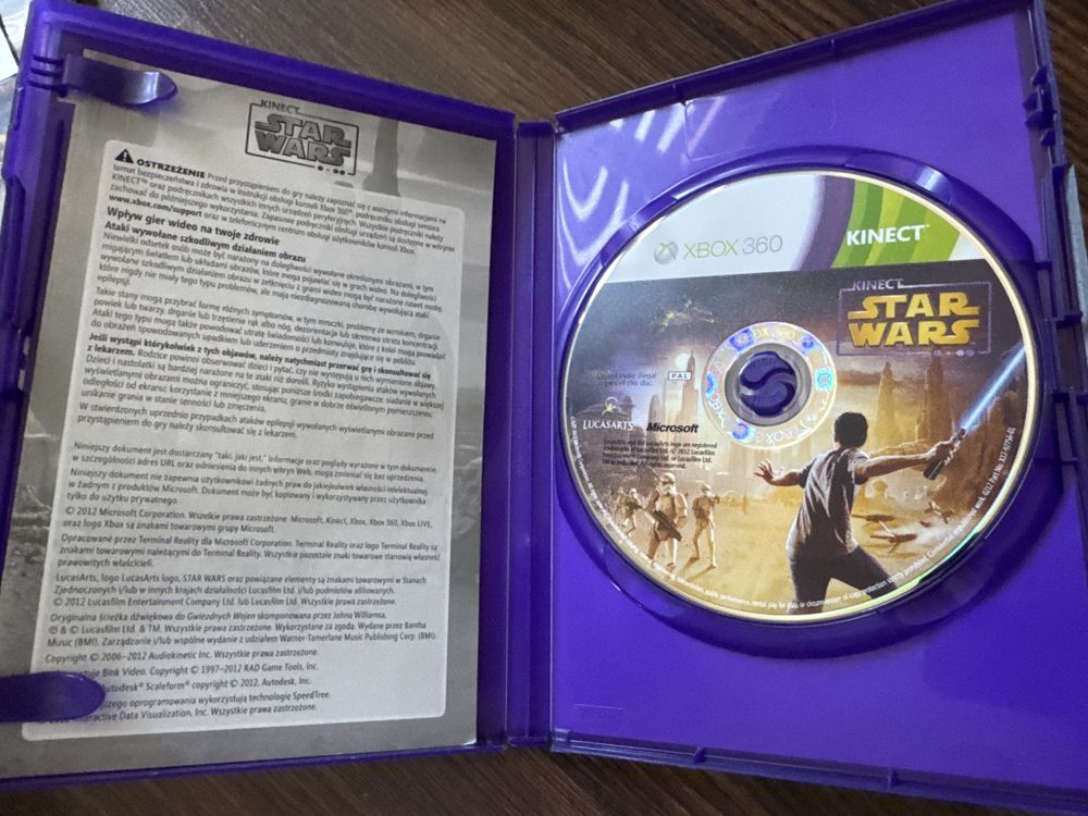 Gra Star Wars kinect xbox 360