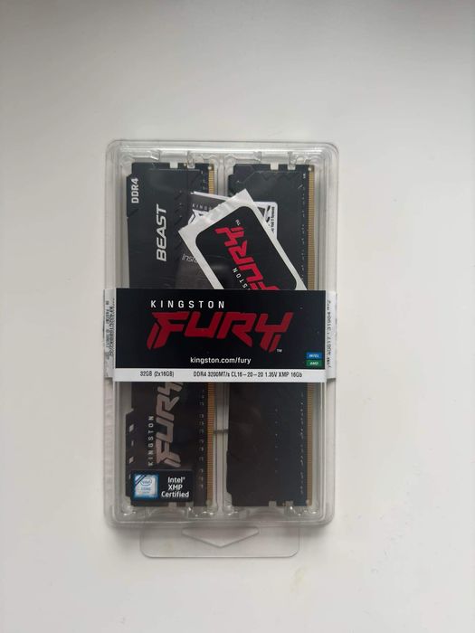 RAM Kingston Fury 32GB (2x16GB) 3200 Mhz DDR4