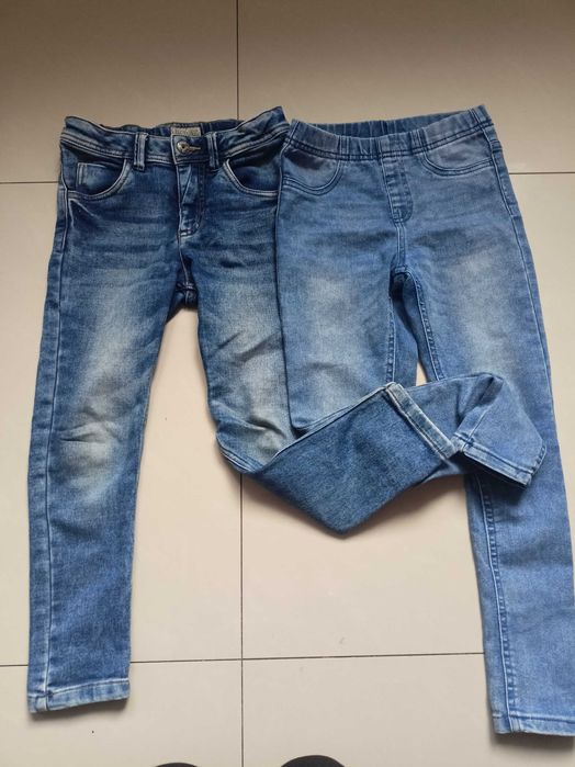 Spodnie 128/134 dżinsy