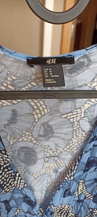 Piękna sukienka tunika w maki h&m M