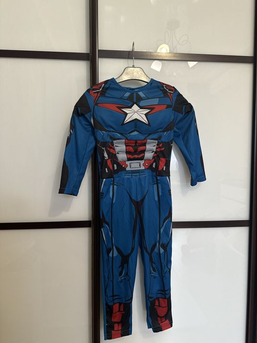 Костюм супергероя Капітан Америка для хлопчика