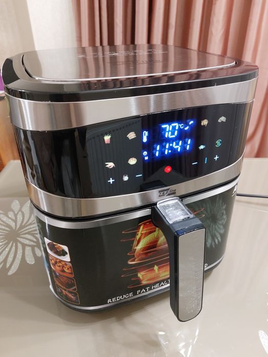 Аэрогриль 12л 4200вт 2 ТЭНа / фритюрница / мультипечь / аерогриль