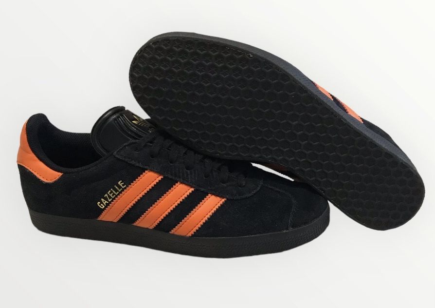 Кросівки Adidas gazelle black orange