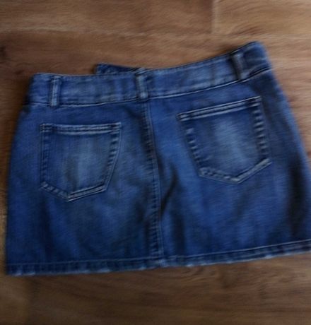 Эффектная стильная джинсовая юбка