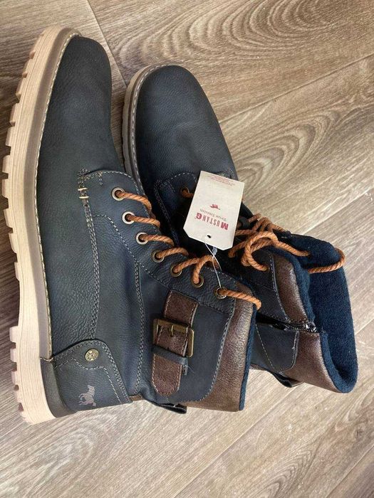 Черевики демісезонні Mustang зі штучного матеріалу 43