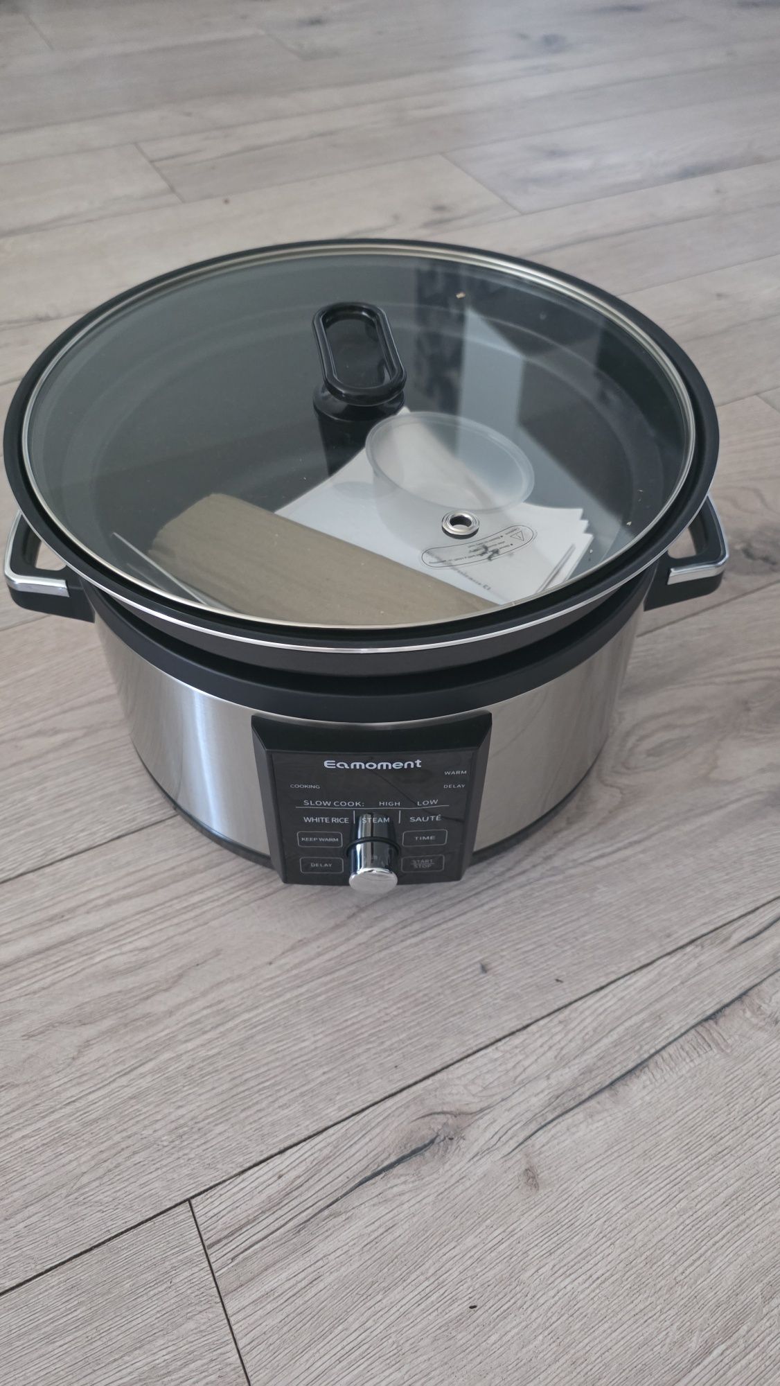 Wolnowar Eamoment 5L z timerem, elektryczny multicooker 4 w 1,