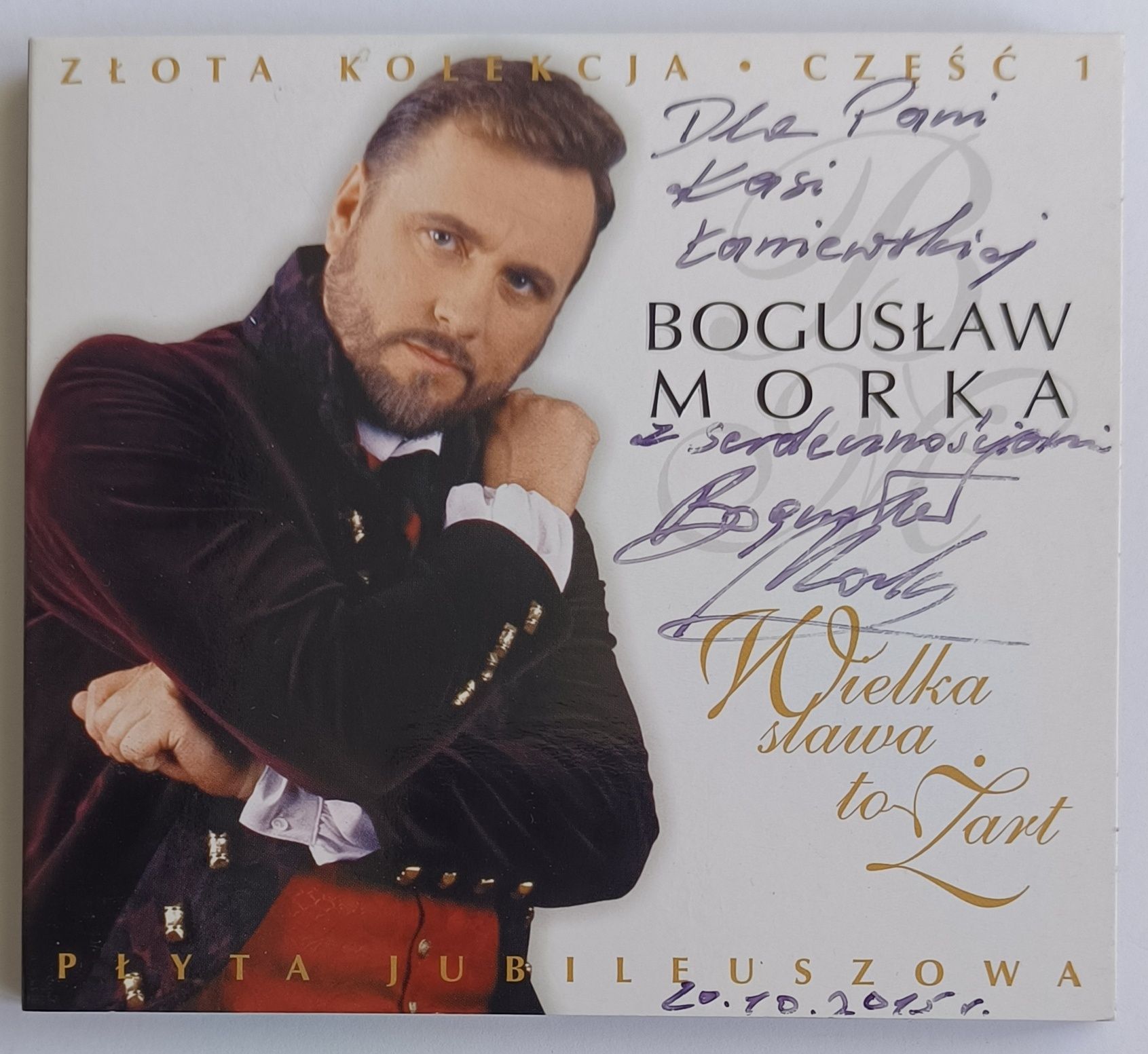 Bogusław Morka Wielka Sława To Żart Autograf Imienny