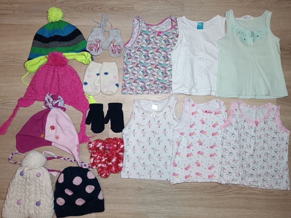 Mega paka ubrań zimowych dla dziewczynki rozmiar 98-104