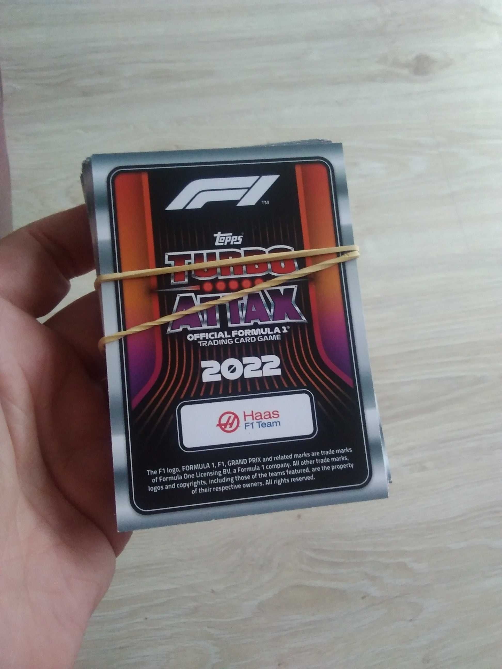 F1 Turbo Attax karty kolekcjonerskie 2022 Topps