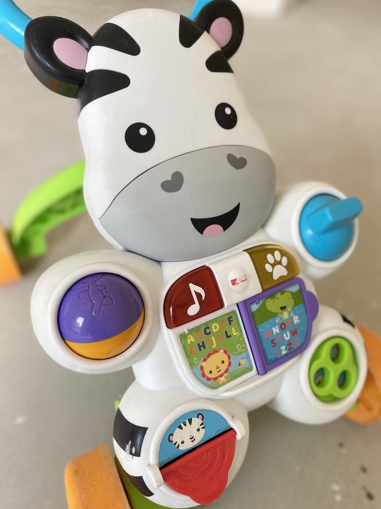 Chodzik fisher price zebra