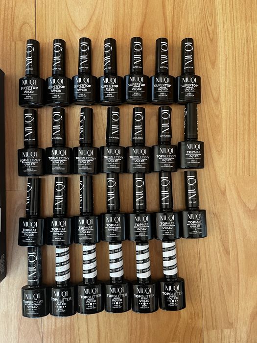 Bazy hybrydowe,kauczukowe topy lakiery kolory primerynowe firmy Niuqi