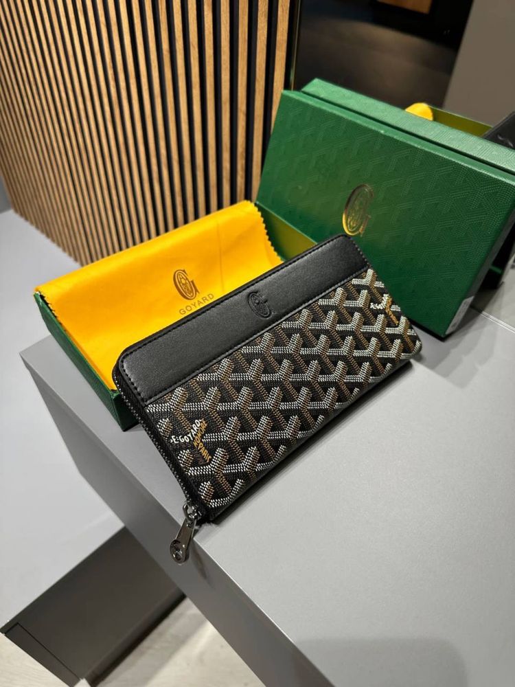 Кошелек Goyard натуральная кожа