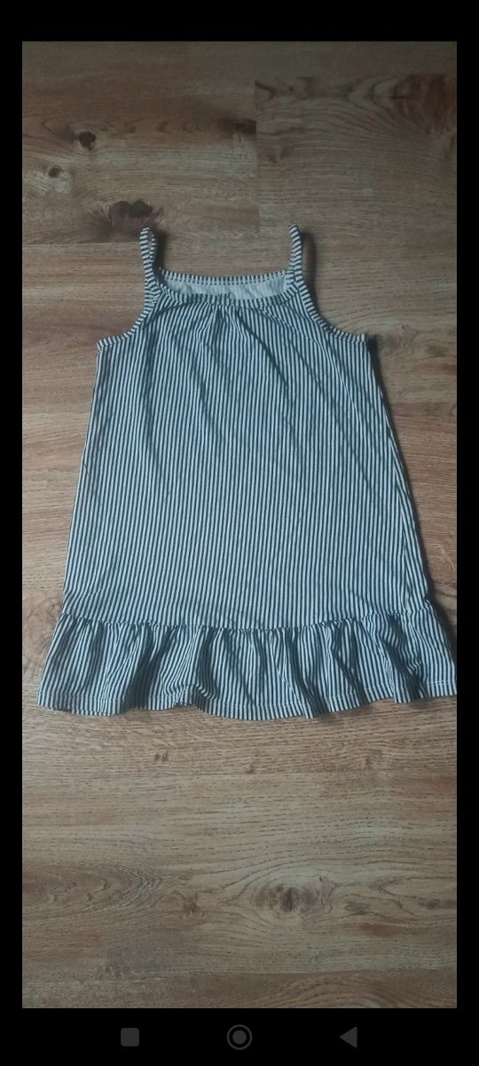 Sukienka w paski H&M rozmiar 110/116