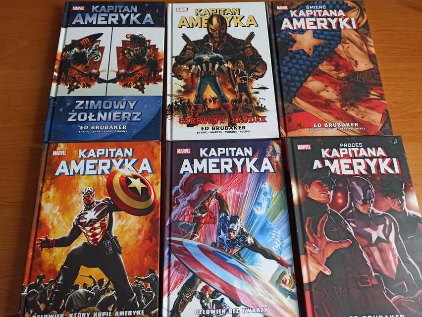 Komiksy Kapitan Ameryka by Ed Brubaker, tomy: 1-5 + 7