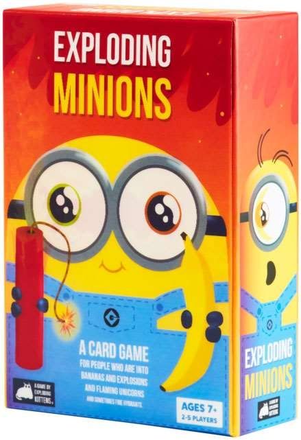 Вибухові міньйони посіпаки англійською карткова гра Exploding minions