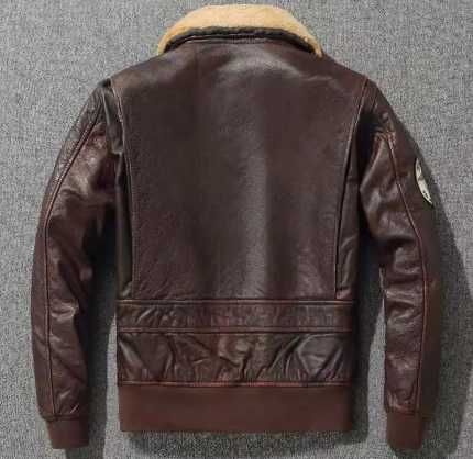 Męska kurtka pilotka prawdziwa naturalna skóra XL