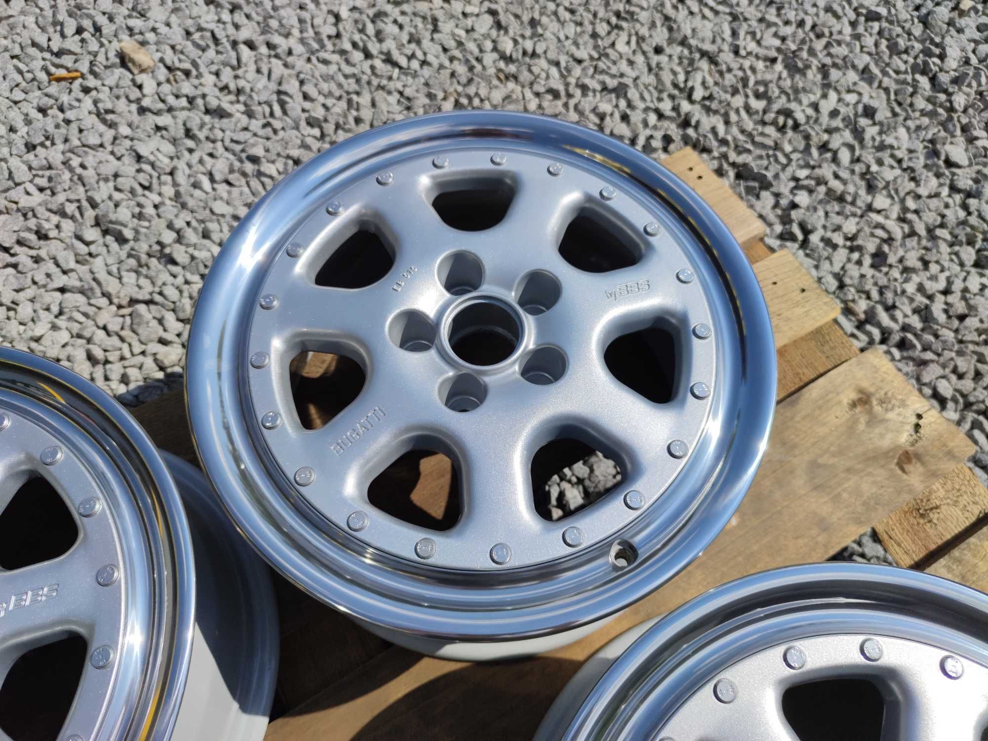 Oryginalne felgi BBS Bugatti EB515 15" 5x100 7J ET35 VW Seat