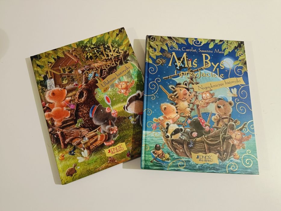 Zestaw 2 szt książek krecik feliks i jego ulubione przygody miś byś
-