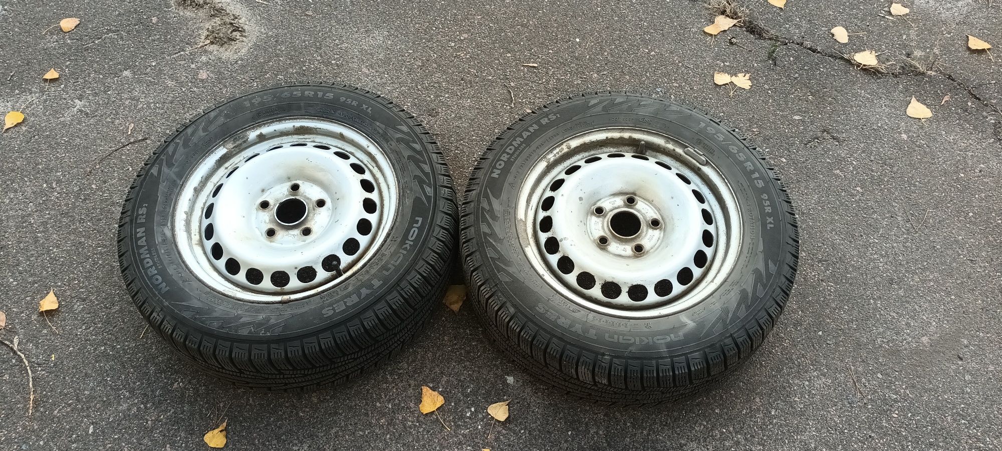 Nokian nordman rs2 195 65 15 на сталевих дисках 5 112 et45