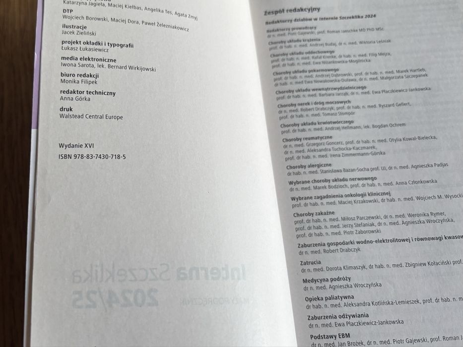 Interna Szczeklika 2024/25