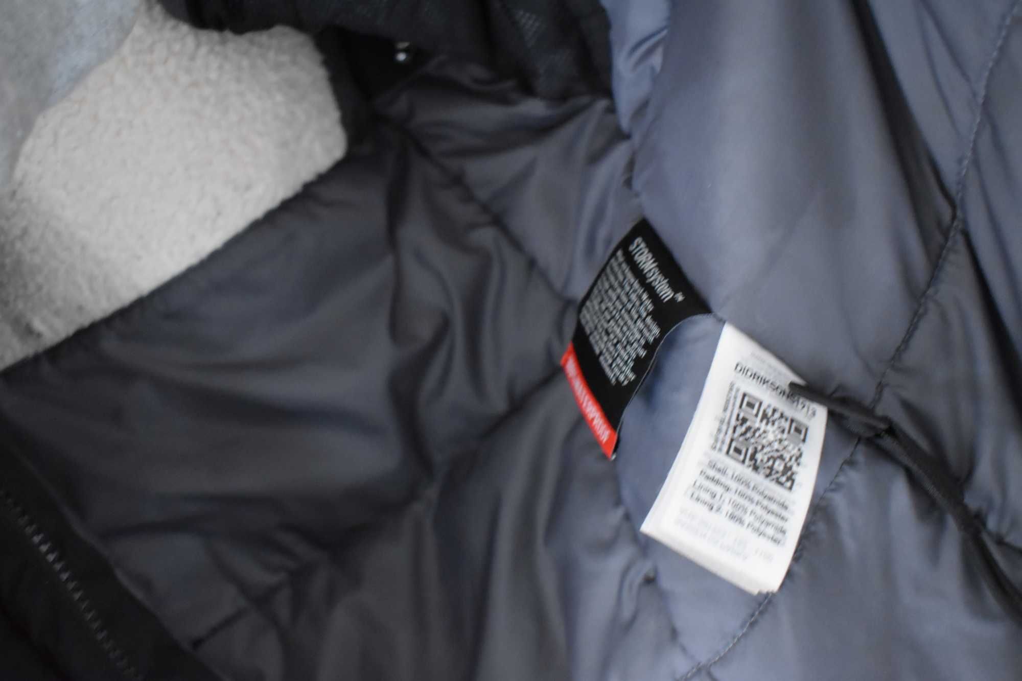 Didriksons czarna kurtka Sassen Parka Membrana 170 S 36