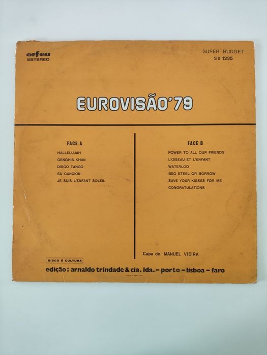 Eurovisão 79 LP Vinil
