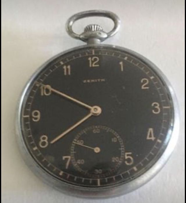 Relógio Zenith de bolso antigo, de coleção. Modelo raro,