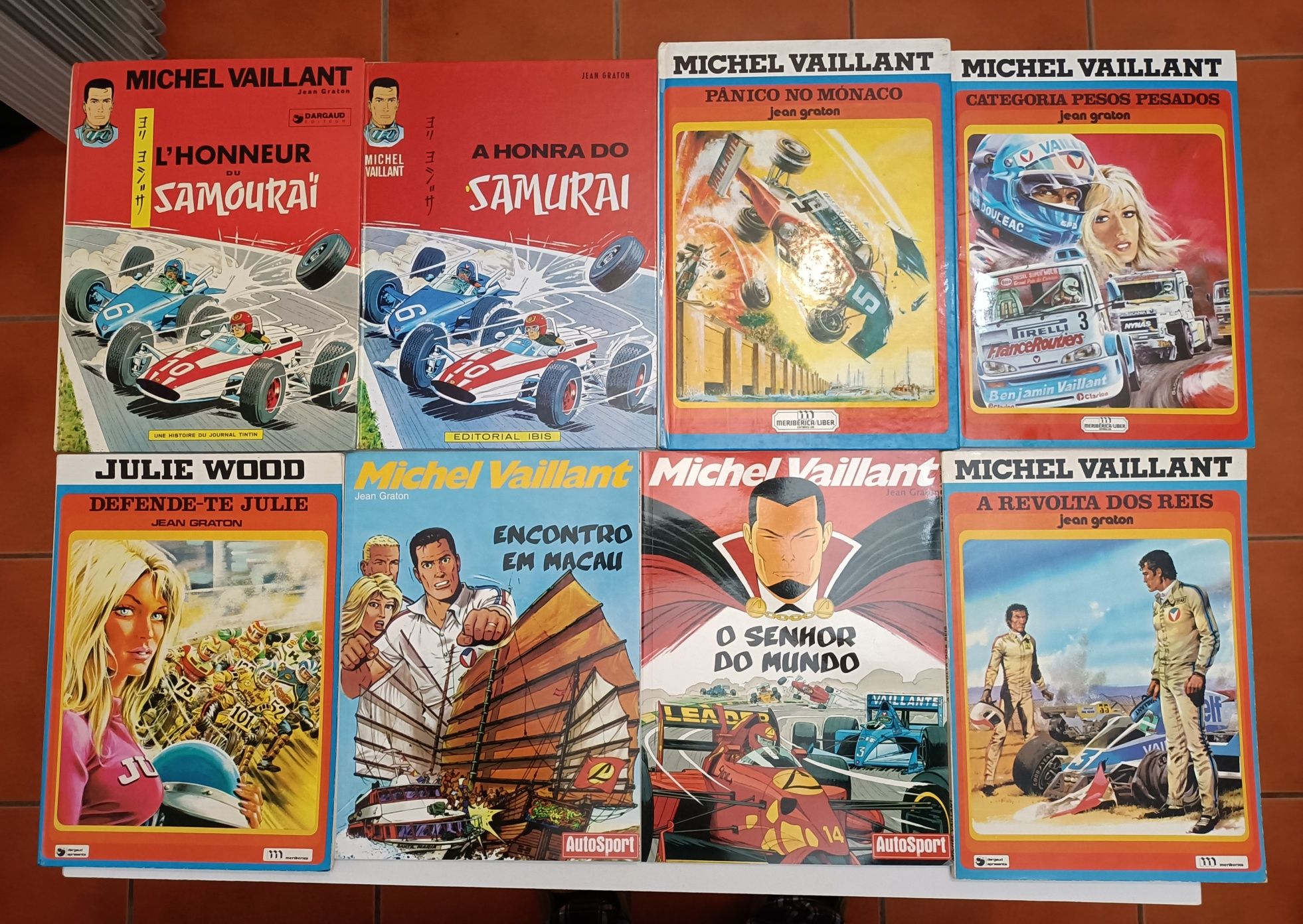 73 Livros Michel Vaillant desde 1977 de Coleções e Editoras diferente