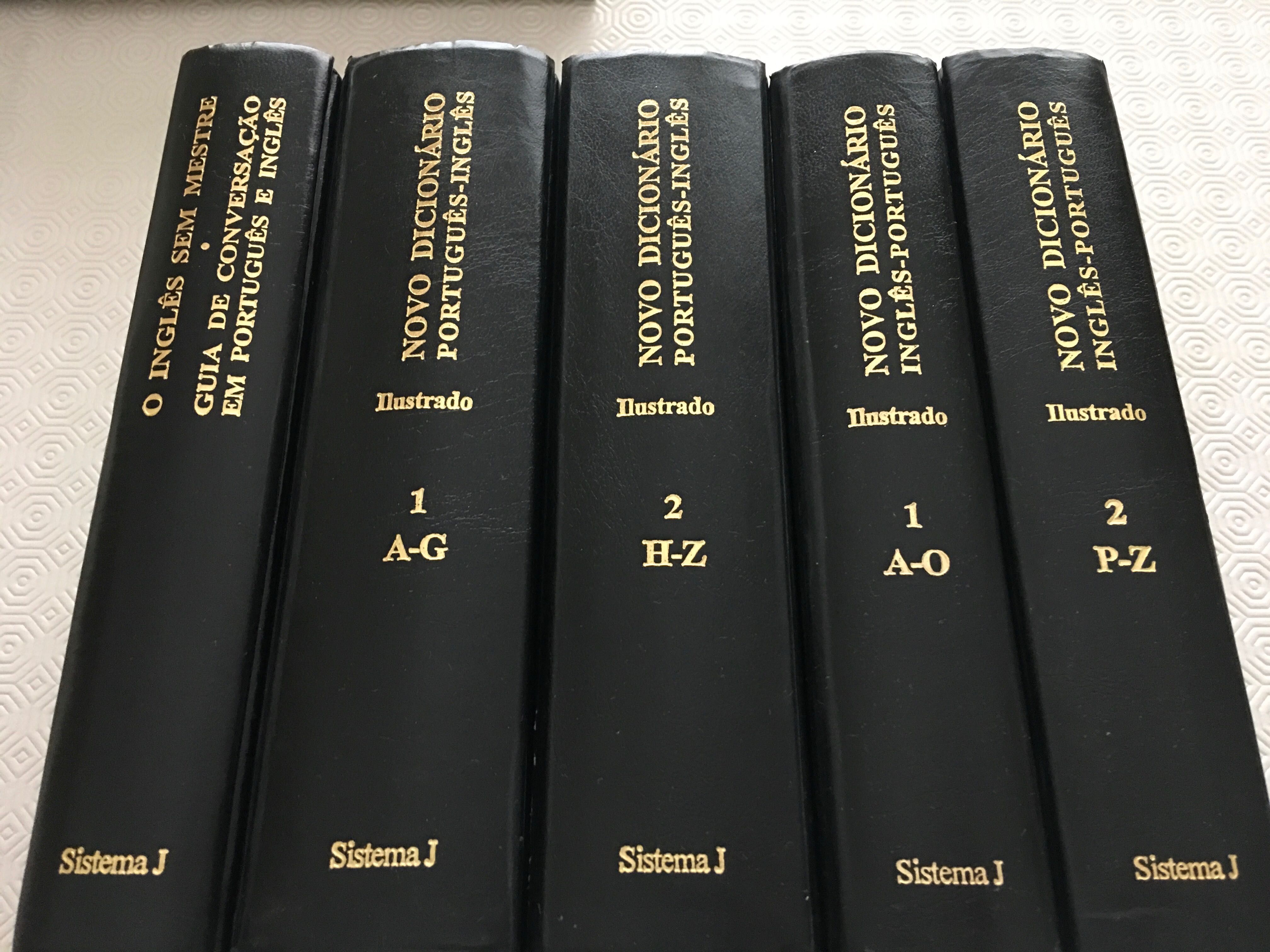 Novo Dicionário Lello Editores 5 Volumes: Guia / Port-Ing / Ing-Port