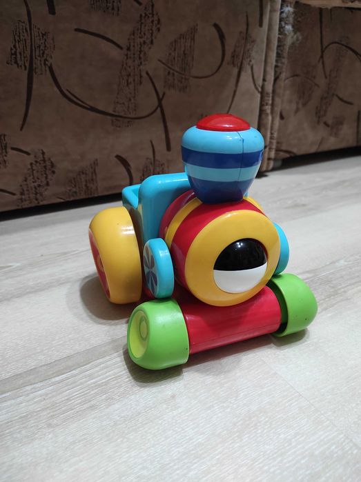 Игрушечный паровоз, детский паровозик свет/звук