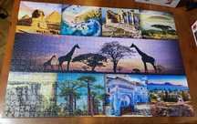 Kolaż Afryka puzzle 1000 elementów