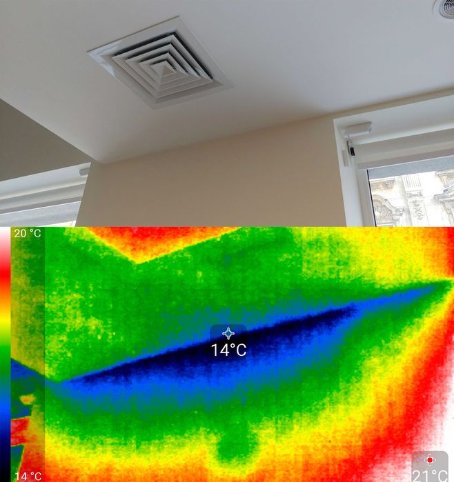 Послуги обстеження тепловізором. Енергоаудит. Пошук труб та протікань.