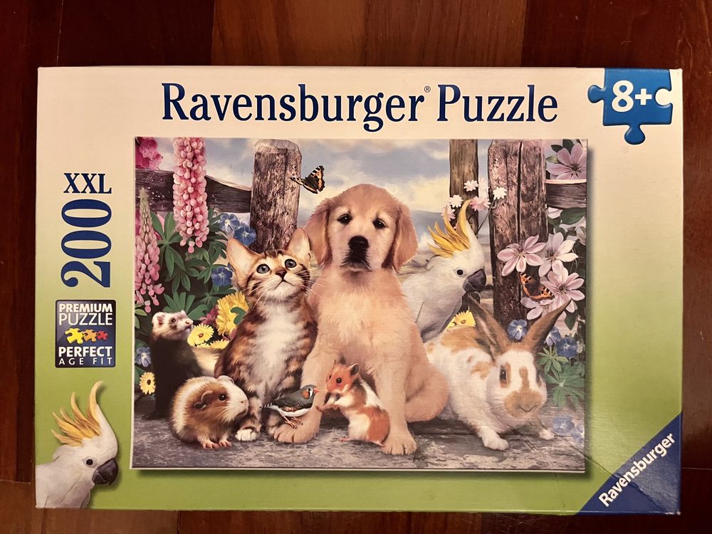 Ravensburger , 200 elementów , zwierzęta