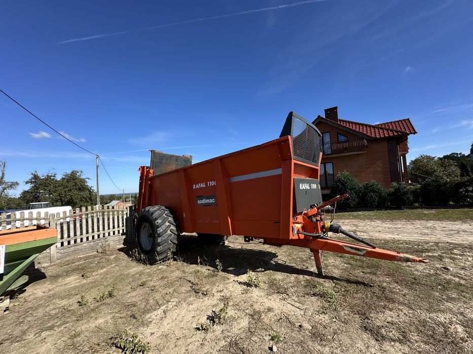 Rozrzutnik obornika sodimac rafal 1100 wlasna hydraulika nie rolland