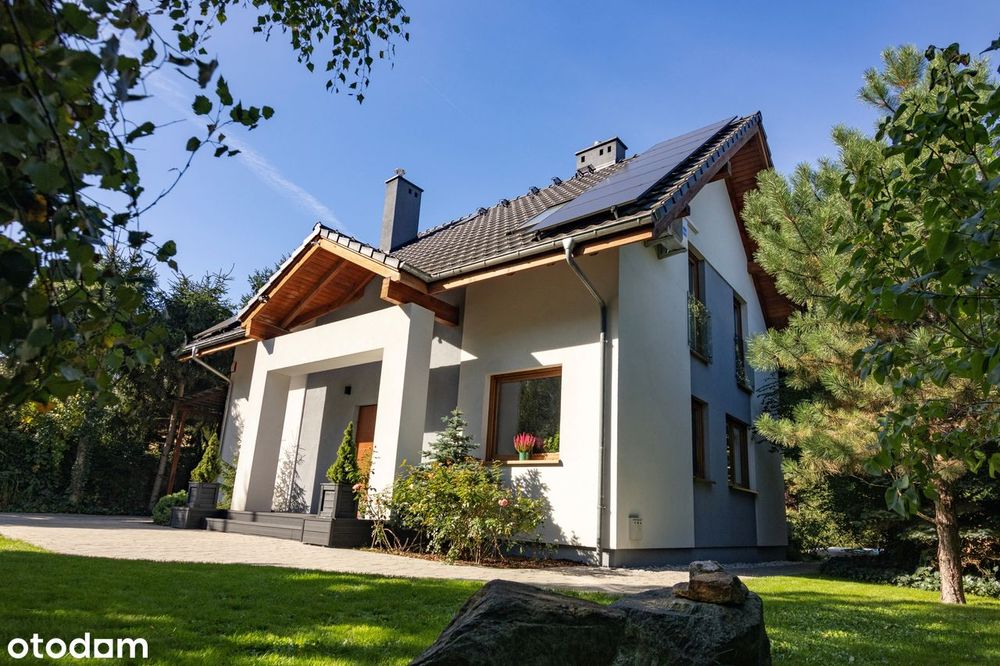 Nowoczesny dom jednorodzinny na granicy Mosina/Puszczykowo basen i las