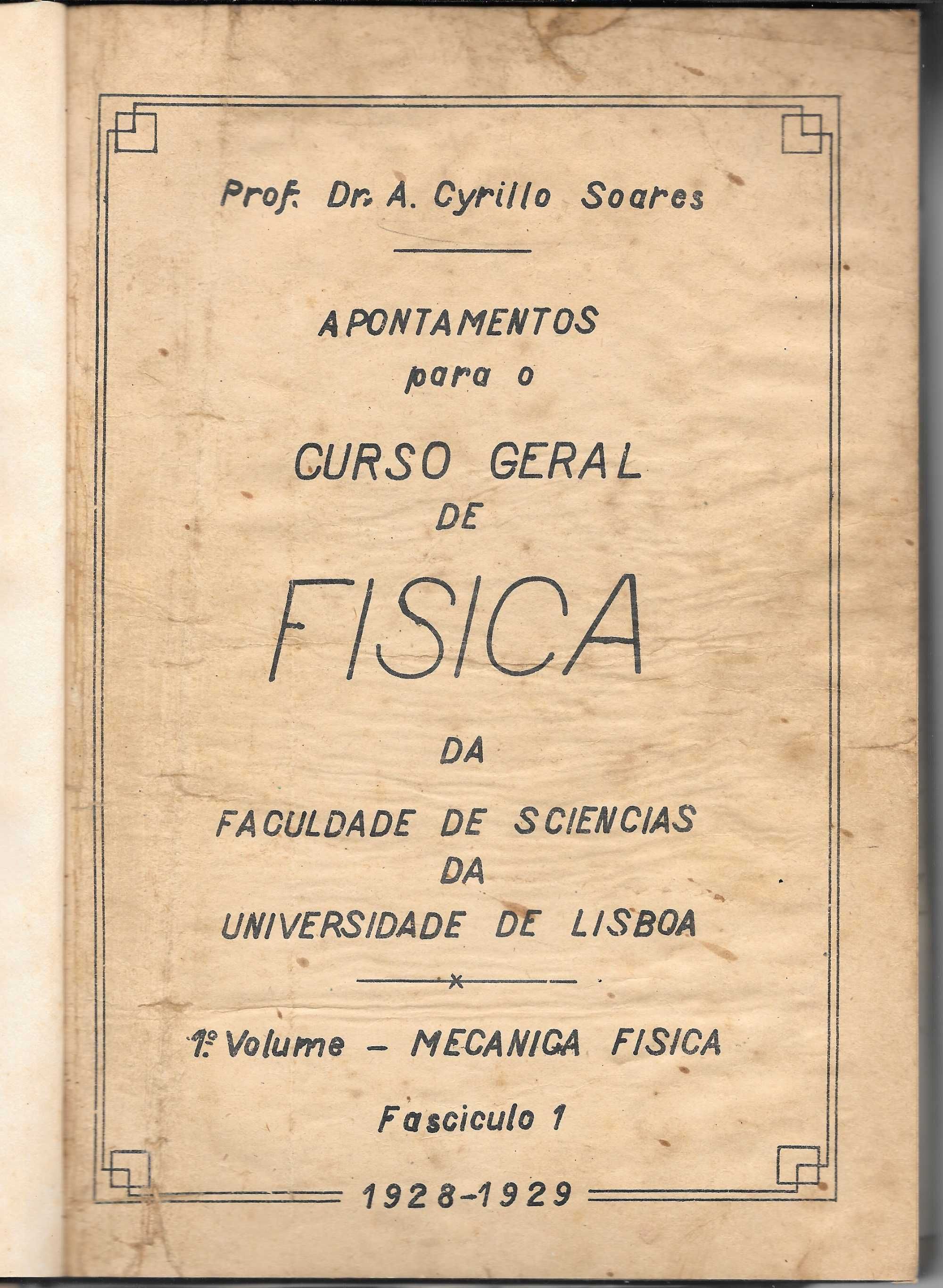 Livro Antigo da Faculdade de Ciências de Lisboa