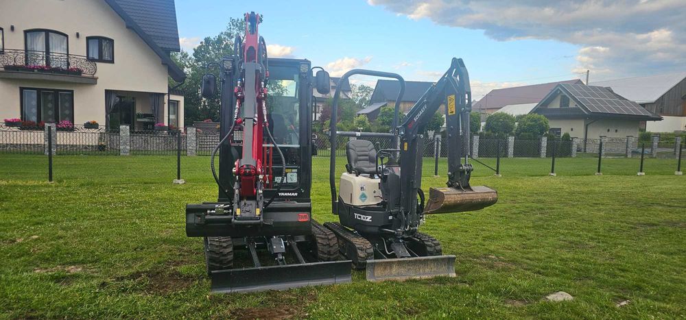 wynajem koparka minikoparka Podhale Nowy Targ Cz.Dunajec Zakopane