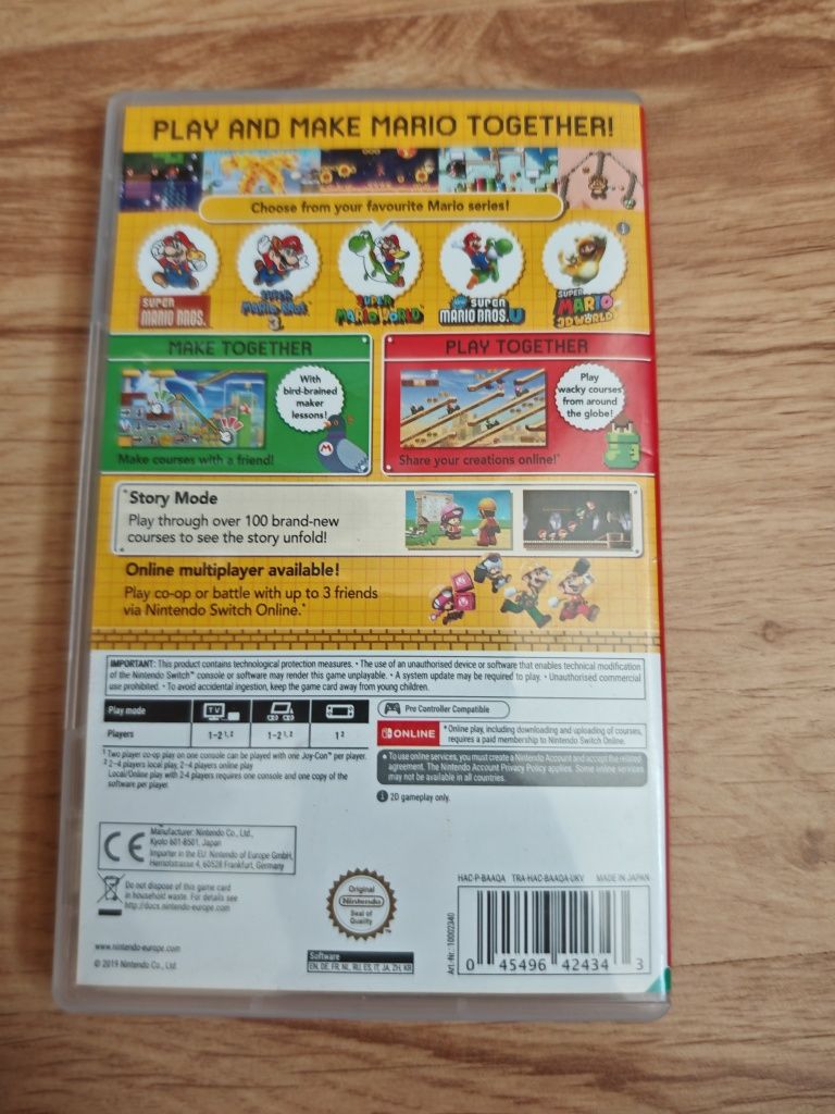 Super Mario maker 2 Nintendo Switch