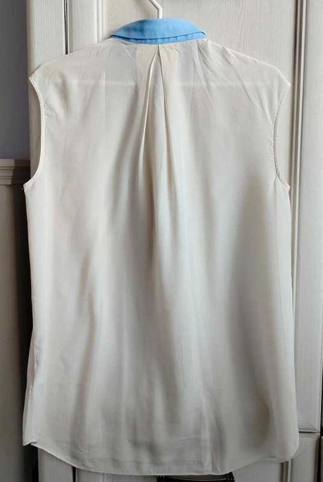 M 38 oversize COS kremowa nude jedwabna koszula 100% wysoka jakość