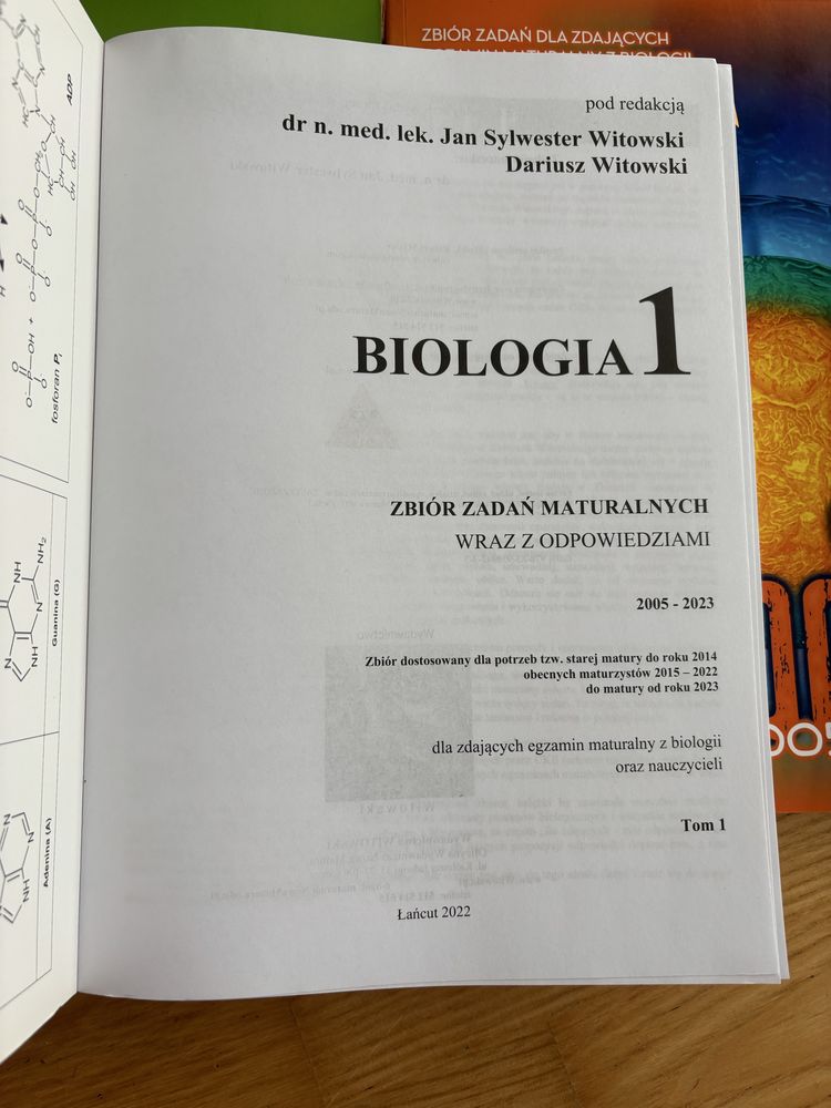 Zbiory zadań z biologii Witkowski