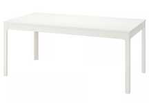 Mesa sala branca ikea extensivel 180-240cm