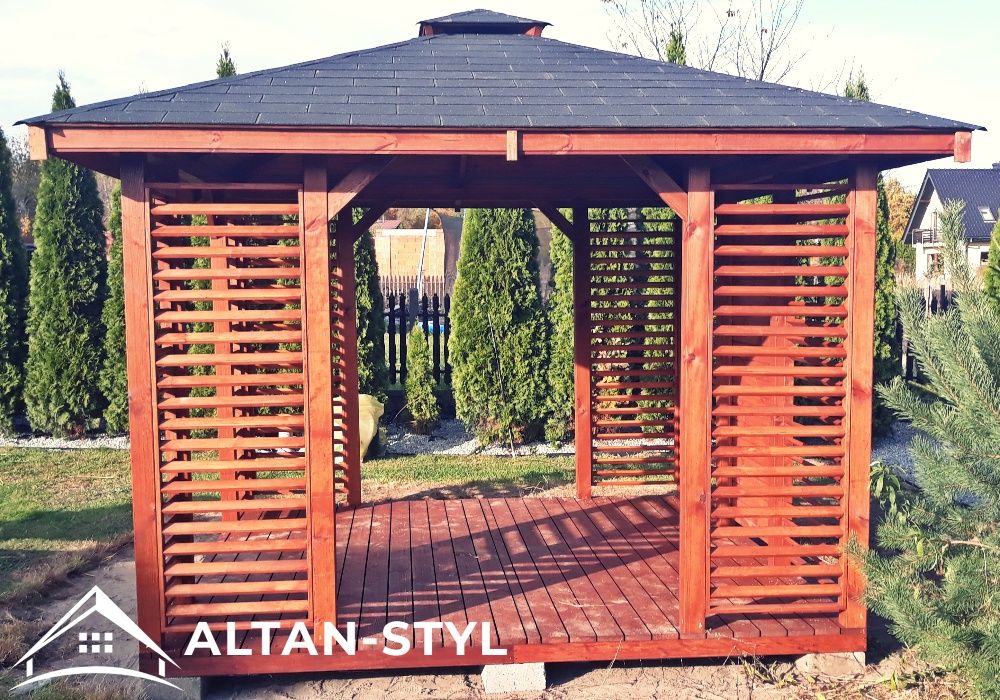 Altany, altanki, wiaty, altana ogrodowa ZUZIA 3x3m PRODUCENT