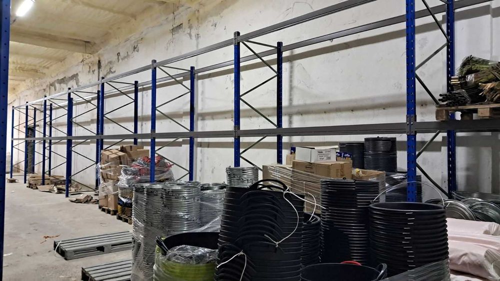 паллетный стеллаж, полочный стеллаж, стеллаж на склад б/у