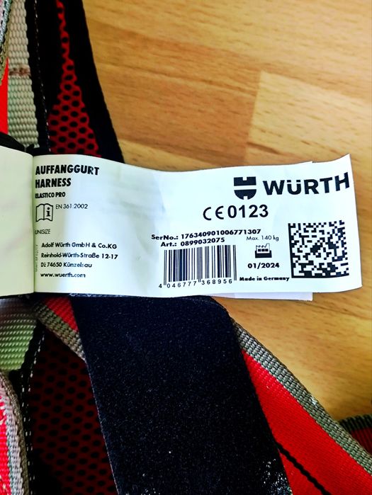 Szelki bezpieczeństwa - Würth