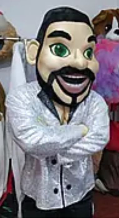 Привітання ,білий ведмідь,панда,пес Патрон,зайчик,кролик,стриптизер