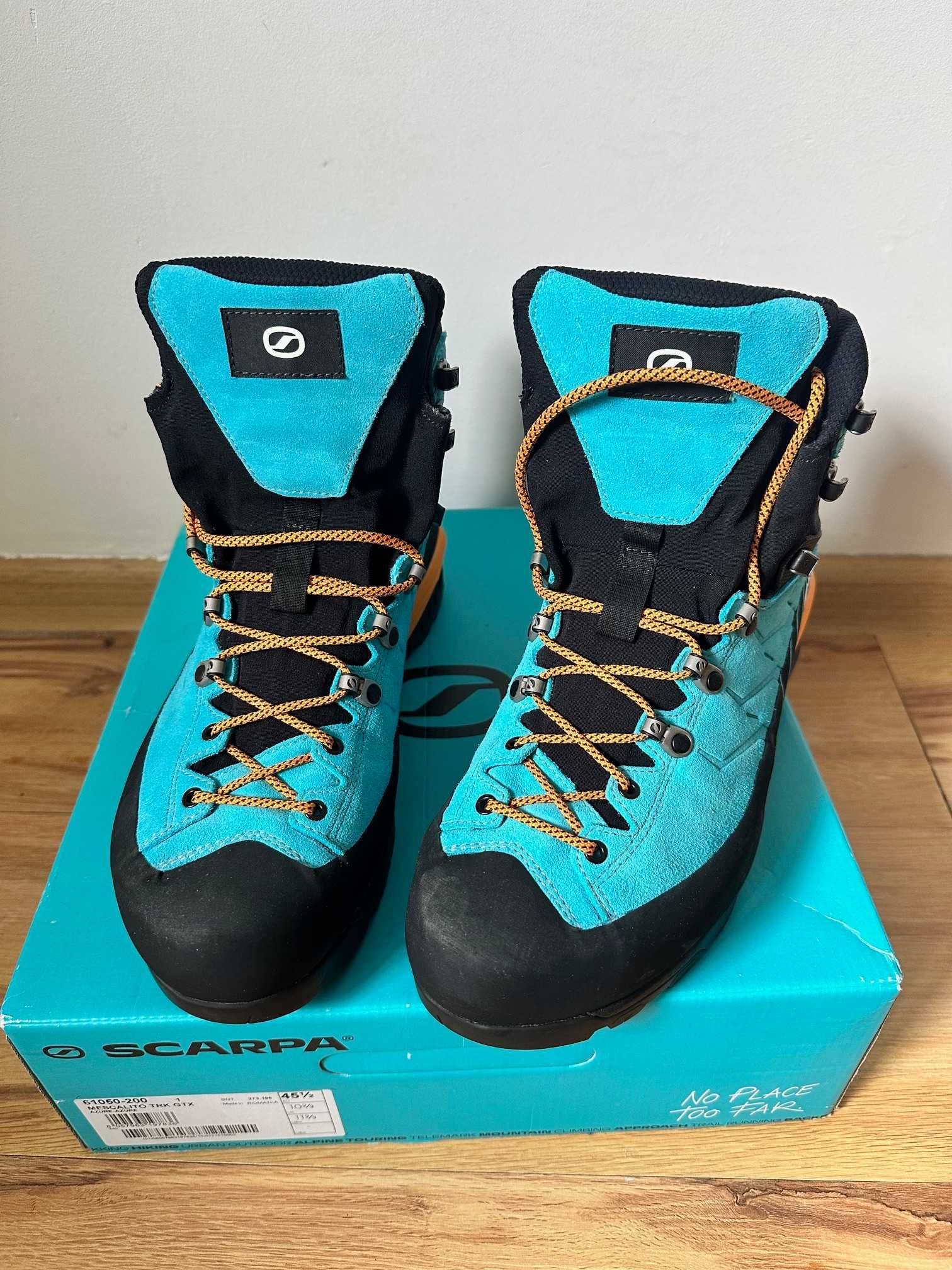 Buty Scarpa Mescalito TRK GTX Azure/Azure – r. 45,5 – NOWE!